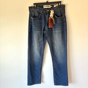 Tailor Vintage Connecticut Original Relaxed Straight Fit Dark Denim Jeans